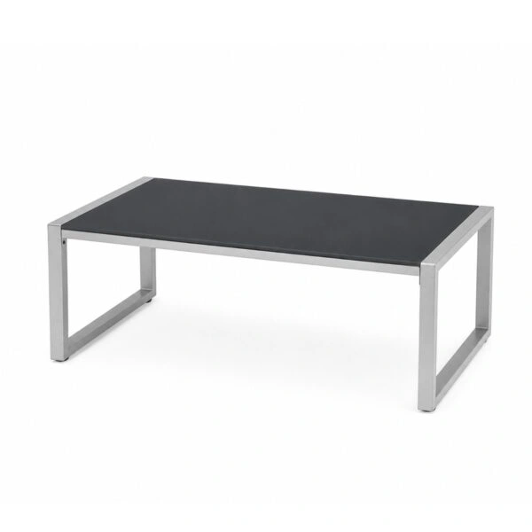 Artekko Rattan Διθέσιος Καναπές (105x65x75)cm 2x Πολυθρόνες (58x60x75)cm Τραπέζι με Τζάμι (84x45x38)cm με Πλαστικ Ρατάν Μεταλλικό Σκελετό και Ξύλο Γκρι Καφέ και Καφέ Μαξιλάρι Σετ/4