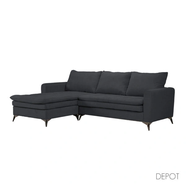 SCANDALO ΚΑΝΑΠΕΣ ΓΩΝΙΑ ΑΝΑΣΤΡΕΨΙΜΗ ΑΝΘΡΑΚΙ ASTI 15 265x188x99cm