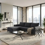 SCANDALO ΚΑΝΑΠΕΣ ΓΩΝΙΑ ΑΝΑΣΤΡΕΨΙΜΗ ΑΝΘΡΑΚΙ ASTI 15 265x188x99cm