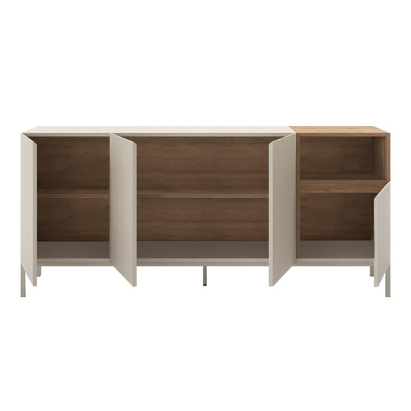 Μπουφές Cailin Megapap χρώμα sandstone - sepet oak 180x41,8x80εκ.