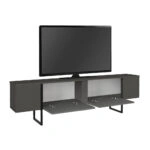 Έπιπλο τηλεόρασης Orontes Megapap χρώμα ανθρακί 180x29,6x50εκ.