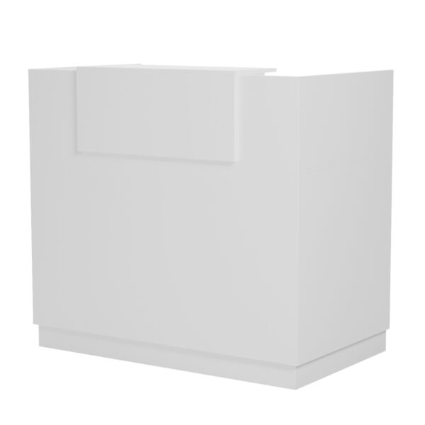 ΓΡΑΦΕΙΟ ΥΠΟΔΟΧΗΣ BARRY HM2152.02 ΜΕΛΑΜΙΝΗ ΣΕ ΛΕΥΚΟ 120x70x110Υεκ.