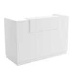 ΓΡΑΦΕΙΟ ΥΠΟΔΟΧΗΣ BARRY HM2153.02 ΜΕΛΑΜΙΝΗ ΣΕ ΛΕΥΚΟ 160x70x110Υεκ.