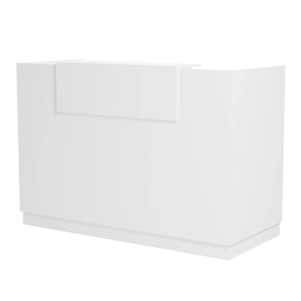 ΓΡΑΦΕΙΟ ΥΠΟΔΟΧΗΣ BARRY HM2153.02 ΜΕΛΑΜΙΝΗ ΣΕ ΛΕΥΚΟ 160x70x110Υεκ.