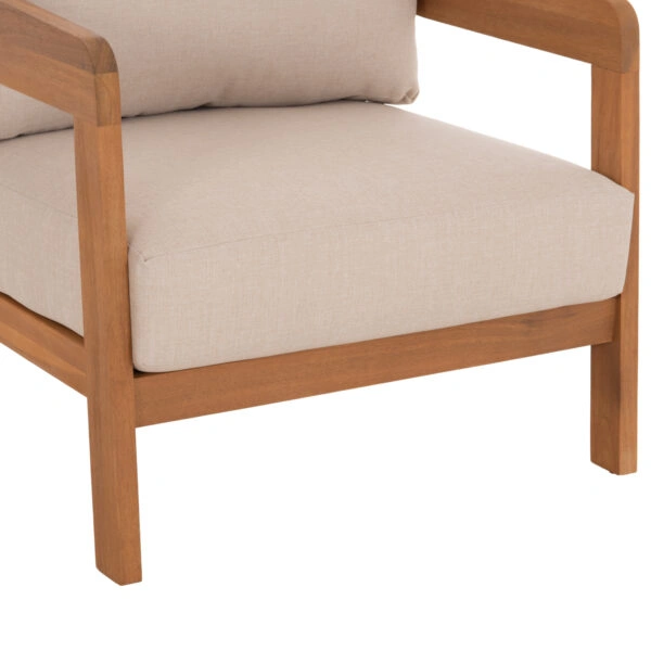ΠΟΛΥΘΡΟΝΑ LOUNGE ΕΞ.ΧΩΡΟΥ SOLARA HM6513 ΞΥΛΟ ΑΚΑΚΙΑΣ ΦΥΣΙΚΟ-ΜΑΞΙΛΑΡΙΑ ΕΚΡΟΥ 75x75x63Υεκ