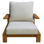 ΠΟΛΥΘΡΟΝΑ LOUNGE MIREX HM6641 ΞΥΛΟ ΑΚΑΚΙΑΣ ΦΥΣΙΚΟ-ΕΚΡΟΥ ΜΑΞΙΛΑΡΙΑ 81x96x68Υεκ