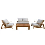 ΠΟΛΥΘΡΟΝΑ LOUNGE MIREX HM6641 ΞΥΛΟ ΑΚΑΚΙΑΣ ΦΥΣΙΚΟ-ΕΚΡΟΥ ΜΑΞΙΛΑΡΙΑ 81x96x68Υεκ