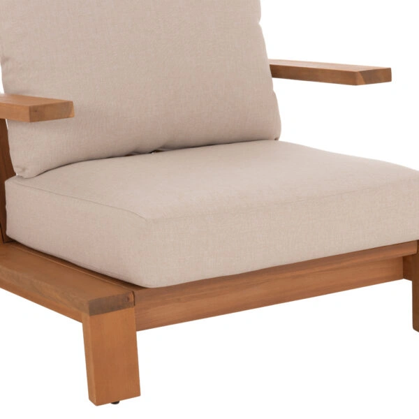 ΠΟΛΥΘΡΟΝΑ LOUNGE MIREX HM6641 ΞΥΛΟ ΑΚΑΚΙΑΣ ΦΥΣΙΚΟ-ΕΚΡΟΥ ΜΑΞΙΛΑΡΙΑ 81x96x68Υεκ