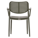 ΠΟΛΥΘΡΟΝΑ ΤΡΑΠΕΖΑΡΙΑΣ HILLIARD HM6644.07 ΑΛΟΥΜΙΝΙΟ ΣΕ OLIVE GREEN 56x58x80Υεκ