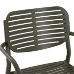 ΠΟΛΥΘΡΟΝΑ ΤΡΑΠΕΖΑΡΙΑΣ HILLIARD HM6644.07 ΑΛΟΥΜΙΝΙΟ ΣΕ OLIVE GREEN 56x58x80Υεκ