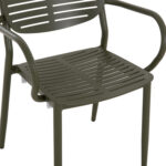 ΠΟΛΥΘΡΟΝΑ ΤΡΑΠΕΖΑΡΙΑΣ HILLIARD HM6644.07 ΑΛΟΥΜΙΝΙΟ ΣΕ OLIVE GREEN 56x58x80Υεκ