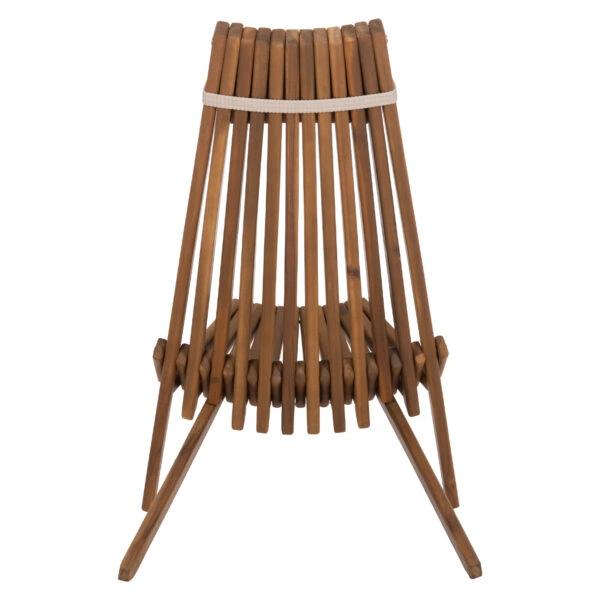 ΠΟΛΥΘΡΟΝΑ LOUNGE ΜΕ ΜΑΞΙΛΑΡΑΚΙ ΠΤΥΣΣΟΜΕΝΗ SHIGAN HM6530 ΞΥΛΟ ΑΚΑΚΙΑΣ 88x59x82.5Υεκ