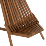 ΠΟΛΥΘΡΟΝΑ LOUNGE ΜΕ ΜΑΞΙΛΑΡΑΚΙ ΠΤΥΣΣΟΜΕΝΗ SHIGAN HM6530 ΞΥΛΟ ΑΚΑΚΙΑΣ 88x59x82.5Υεκ