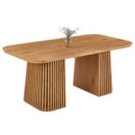 ΤΡΑΠΕΖΙ ΤΡΑΠΕΖΑΡΙΑΣ ΕΠΕΚΤΕΙΝΟΜΕΝΟ VERLO HM18436 MDF ΣΕ ΦΥΣΙΚΟ 120/150/180x90x75Υεκ.