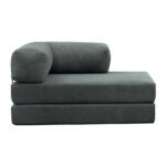Καναπές - κρεβάτι Comfort Megapap διθέσιος υφασμάτινος χρώμα μέντα 140x95x75εκ.