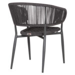 ΠΟΛΥΘΡΟΝΑ ΑΛΟΥΜΙΝΙΟΥ EULO HM5783.21 ΓΚΡΙ-ΤWISTED RATTAN ΓΚΡΙ 57x63x77Υεκ.