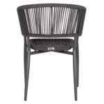 ΠΟΛΥΘΡΟΝΑ ΑΛΟΥΜΙΝΙΟΥ EULO HM5783.21 ΓΚΡΙ-ΤWISTED RATTAN ΓΚΡΙ 57x63x77Υεκ.