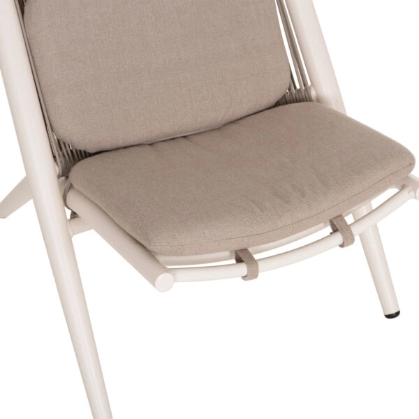 ΠΟΛΥΘΡΟΝΑ RELAX REMUS HM6642.02 ΑΛΟΥΜΙΝΙΟ ΛΕΥΚΟ-ΣΧΟΙΝΙ OLEFIN ΜΠΕΖ 63x87x94Υεκ.