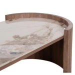 ΤΡΑΠΕΖΙ  ΣΑΛΟΝΙΟΥ MARBLEX HM18445 ΚΕΡΑΜΙΚΟ TOP PANDORA--MDF ΠΟΔΙΑ 120x60x43Υεκ
