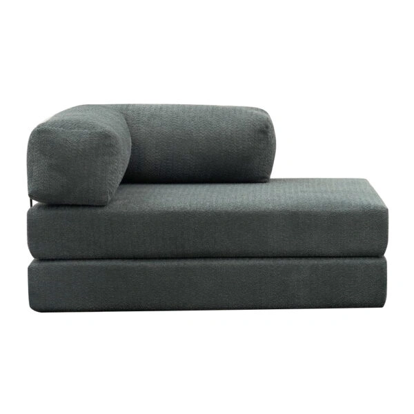 Καναπές - κρεβάτι Comfort Megapap διθέσιος υφασμάτινος χρώμα μέντα 140x95x75εκ.