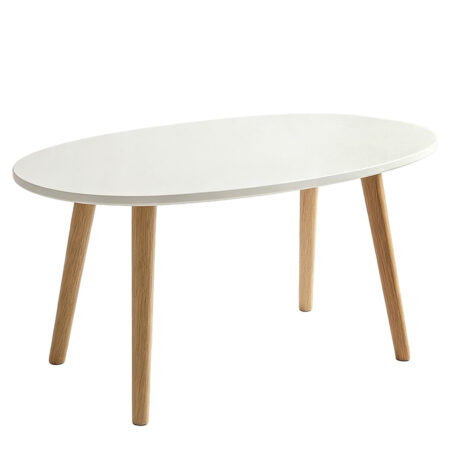 Βοηθητικό Τραπεζάκι ArteLibre VELIRA Δρυς/Λευκό MDF/Ξύλο 60x40x41.5cm