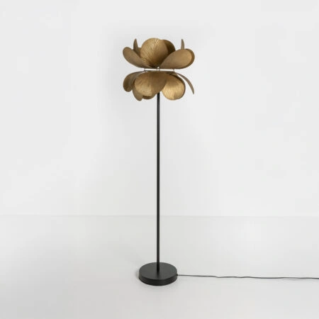 BLOSSOM ΦΩΤΙΣΤΙΚΟ ΕΠΙΔΑΠΕΔΙΟ 44x44x152cm ΜΕΤΑΛΛΟ BROWN GOLD