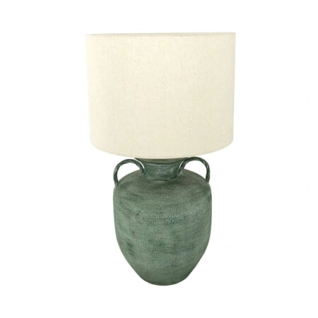 OPALINE ΦΩΤΙΣΤΙΚΟ ΕΠΙΤΡΑΠΕΖΙΟ 35x35x61cm ΜΕΤΑΛΛΟ ΜΕΝΤΑ ΜΠΕΖ ΑΝΟΙΧΤΟ ΛΙΝΟ