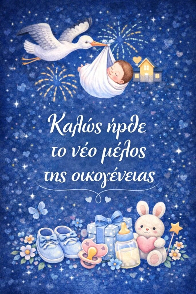 neo melos oikogeneias Καλώς ήρθε το νέο μέλος της οικογένειας