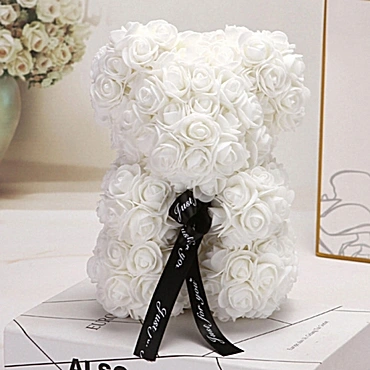 Αρκουδάκι από τριαντάφυλλα