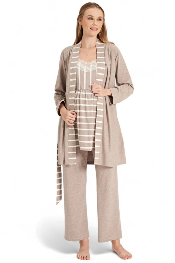 Πιτζάμα εγκυμοσύνης Fayza ριγέ