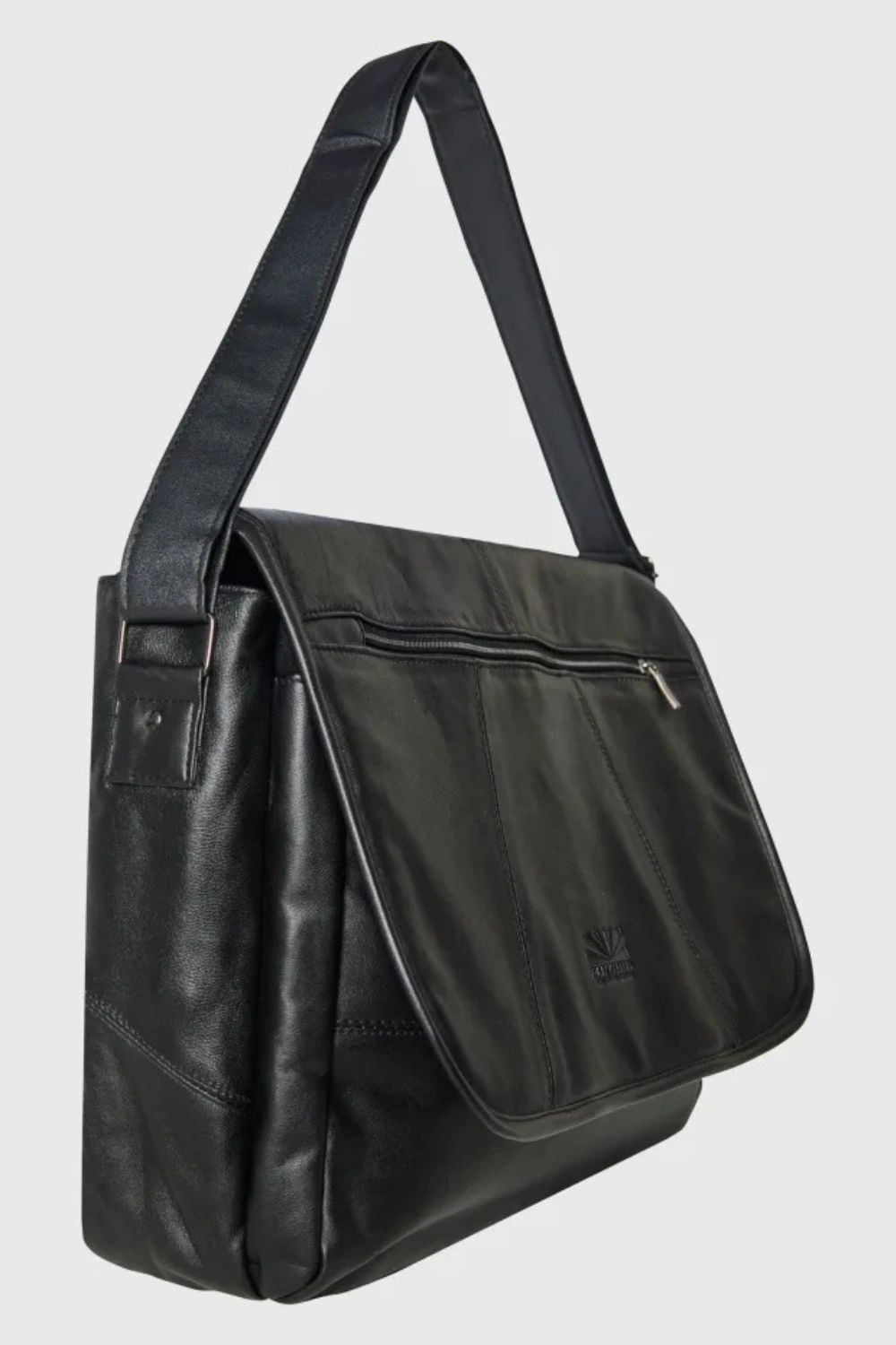 Ανδρική δερμάτινη τσάντα ώμου