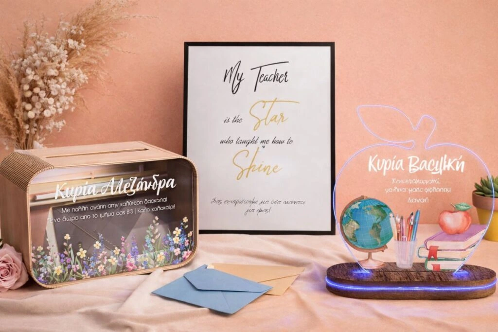 Αποχαιρετιστήριο δώρο στη δασκάλα
