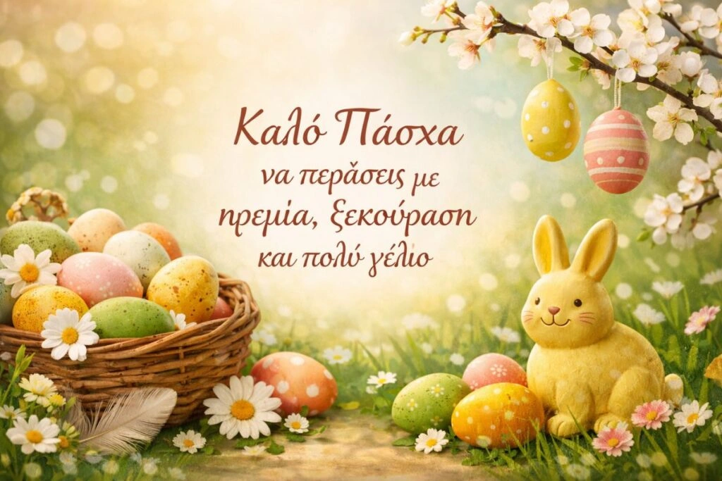Πασχαλινές ευχές για φίλους και οικογένεια