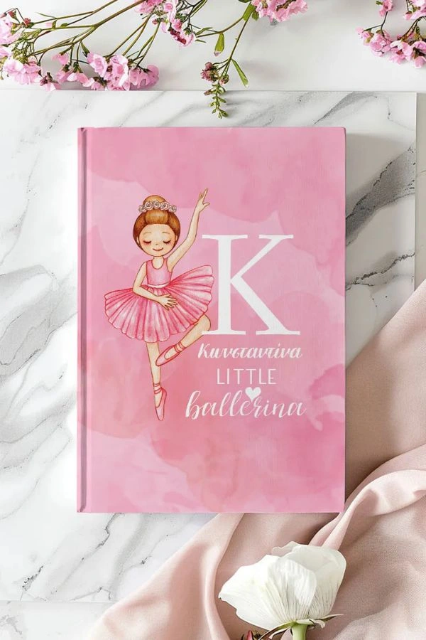 Τετράδιο με Σχέδιο Χαρούμενη Μπαλαρίνα