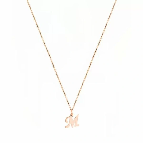 Κολιέ από ασήμι 925 με μονόγραμμα
