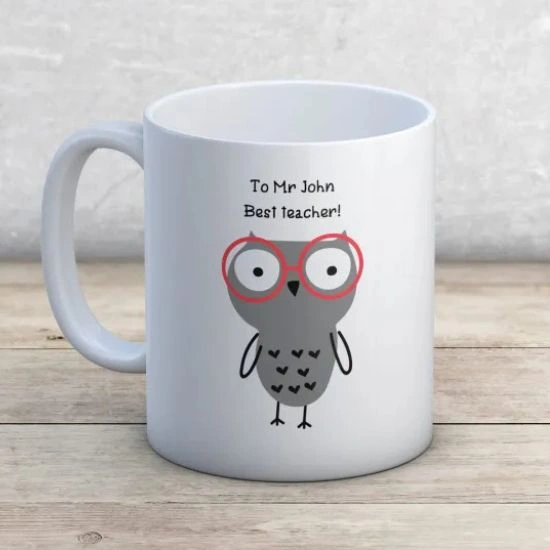 Κούπα Best teacher Owl