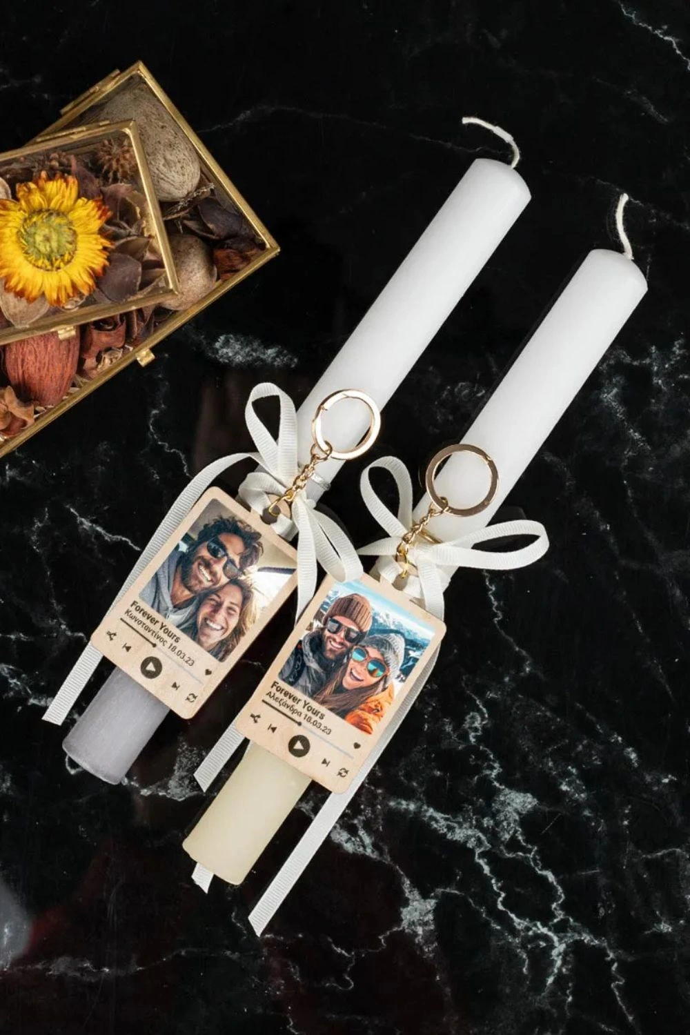 2 Λαμπάδες με Μπρελοκ Κλειδιών, Player Wooden