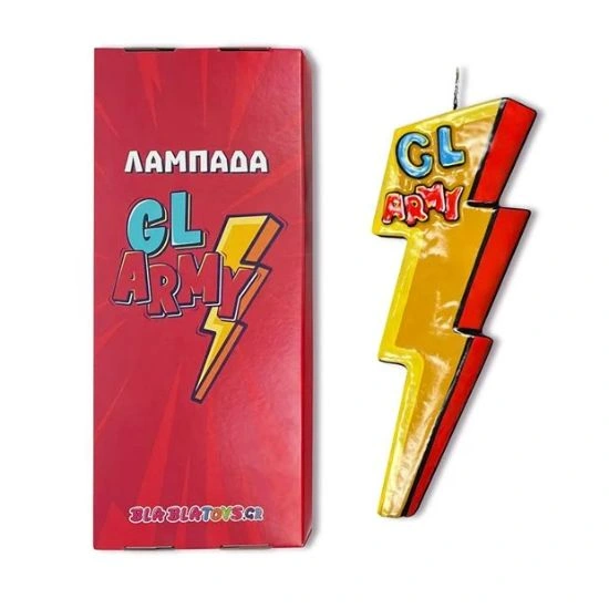 Χειροποίητη Λαμπάδα Κεραυνός GL ARMY