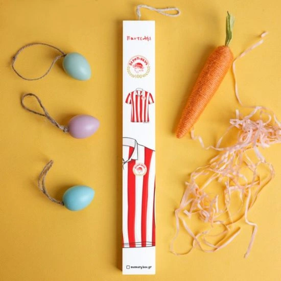 Λαμπάδα με Εκτύπωση 100 Χρόνια Ολυμπιακός