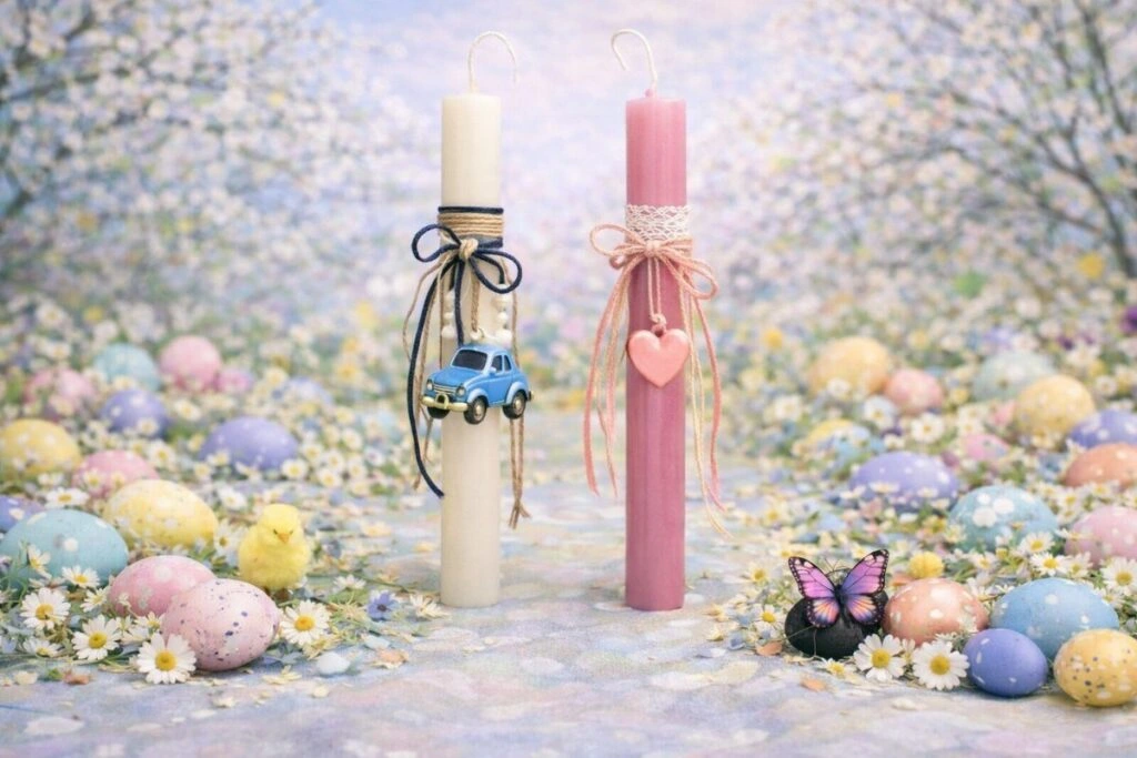 Λαμπάδα για νονό και νονά