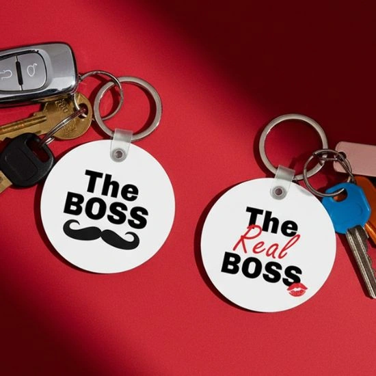 Σετ 2 μπρελόκ - The Boss & The Real Boss