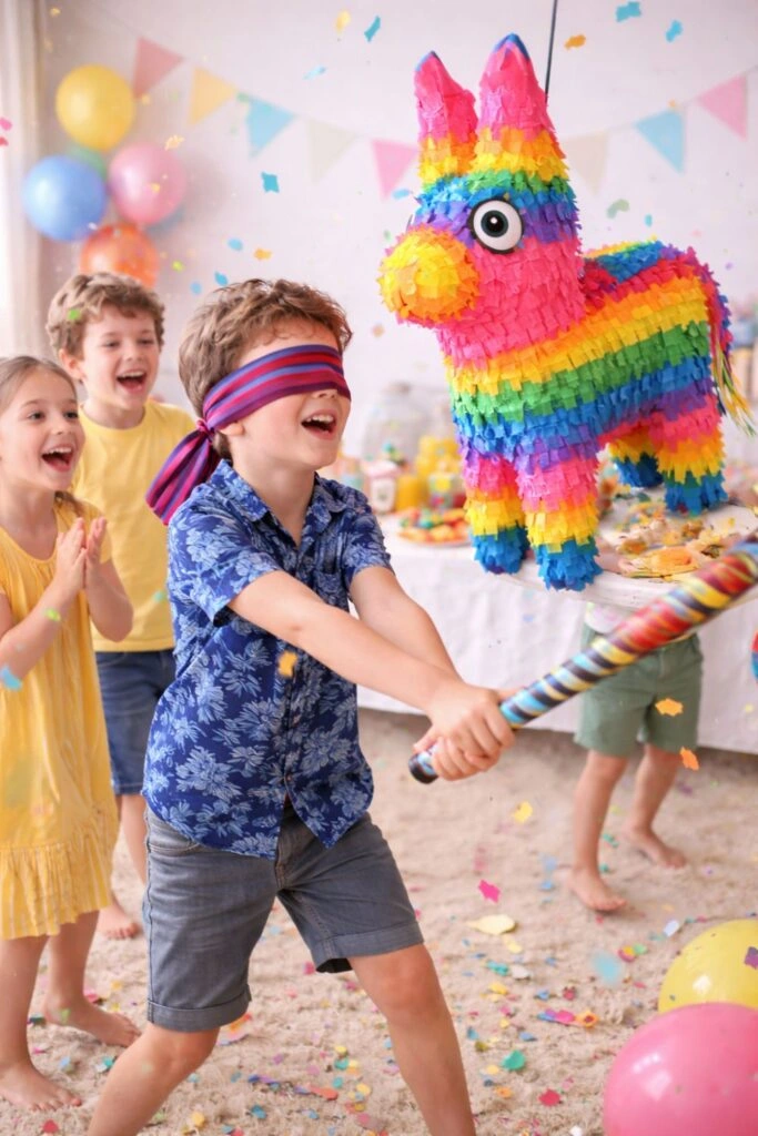 Παιδικό πάρτυ και γύρισμα πιινιάτας