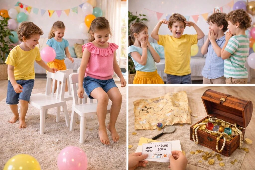 Παιχνίδια γενεθλίων με θησαυρό