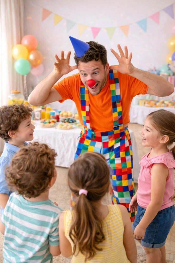 Γιορτή γενεθλίων με τον κλόουν