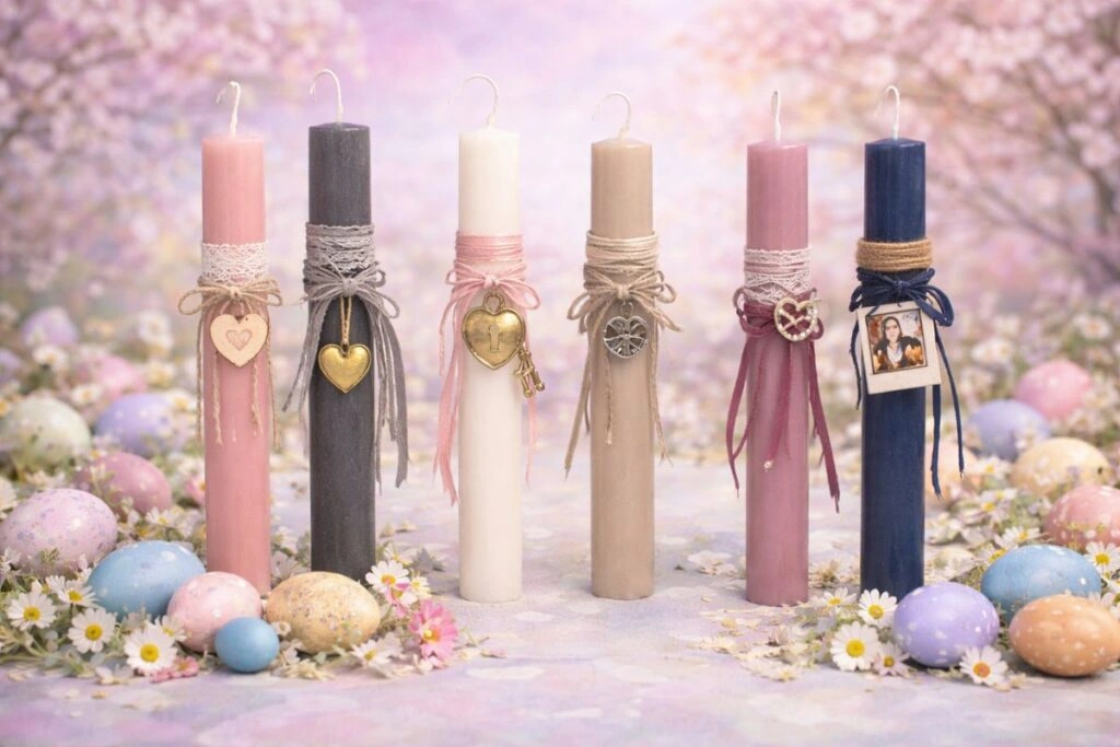 Πασχαλινές λαμπάδες για ζευγάρια