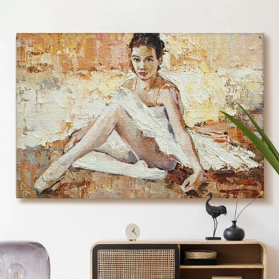 Πίνακας σε Καμβά Little Ballerina