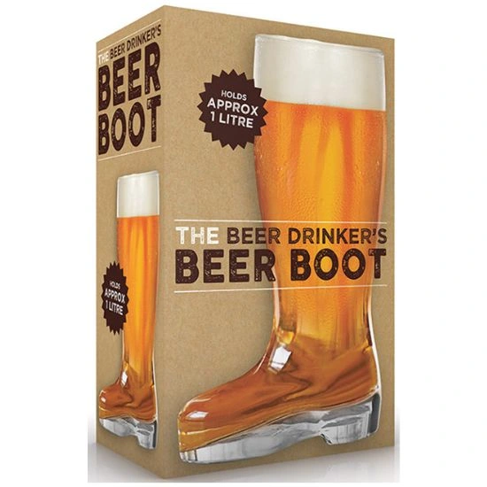 Γυάλινο ποτήρι μπύρας σε σχήμα μπότας