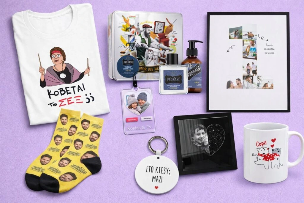 Προσωποποιημένα δώρα επετείου για άντρα