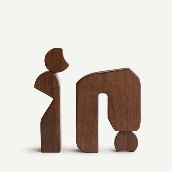 Σετ 2 διακοσμητικών αγαλματιδίων