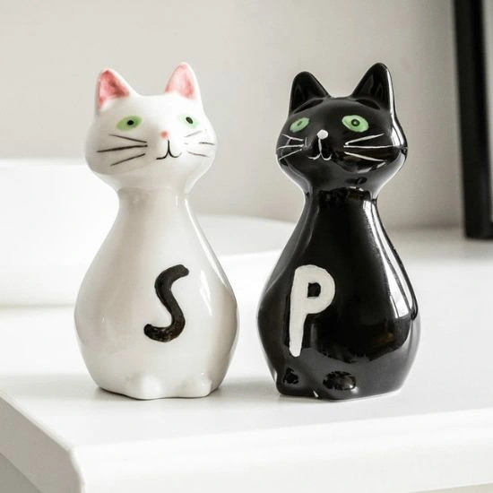 Σετ αλατιέρα πιπεριέρα Γάτες